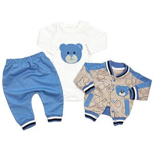 Baby 3dielny set pre bábätká- Macko veľkosť: 56-62