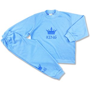 BABY´S WEAR Detské pyžamo - KING, modré veľkosť: 98 (24-36m)