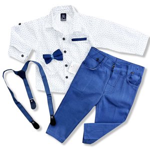 EF Kids 4dielny set pre deti- Móda, modrý veľkosť: 7 rok