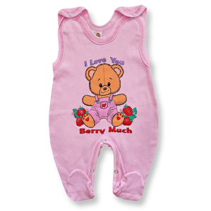 BABY´S WEAR Dupačky pre bábätká - Berry, ružové veľkosť: 56 (0-2m)