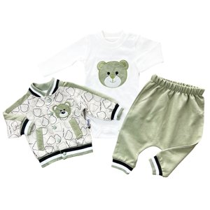 Baby 3dielny set pre bábätká- Macko veľkosť: 56-62
