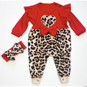 Baby 2dielny komplet pre bábätká - Srdiečka veľkosť: 3-6 mes.