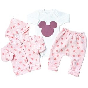 Baby 3dielny detský set pre bábätká- Mouse veľkosť: 0-3 mes.