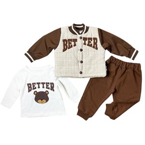 Baby Súprava pre bábätká s prechodnou bundou - Trendy veľkosť: 74 (6-9m)