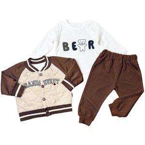 Baby Súprava pre bábätká s prechodnou bundou - Trendy Bear veľkosť: 74 (6-9m)