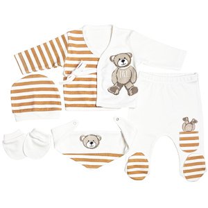 Baby 5dielna kojenecká súprava - Hello Teddy veľkosť: 56-62