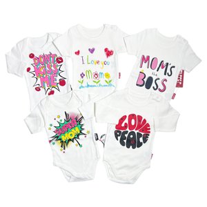 LULLABY Detské body 5KS, čislo 56/62 veľkosť: 56-62