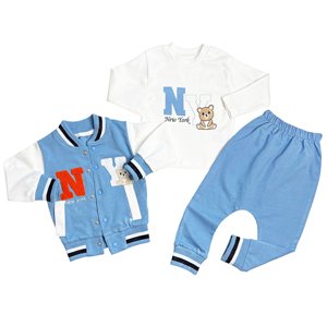 Baby 3dielny set pre bábätká- NY veľkosť: 74 (6-9m)