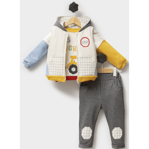 Max 3dielny set pre bábätká - Traktor veľkosť: 80 (9-12m)