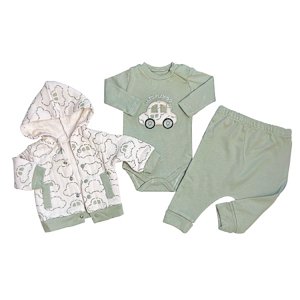 Baby 3dielny set pre bábätká- Auto veľkosť: 56-62