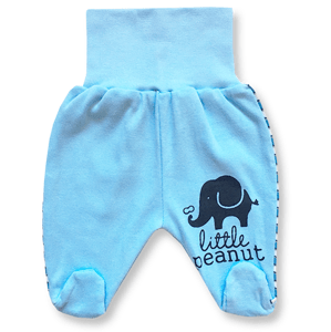 BABY´S WEAR Polodupačky pre bábätká - Sloník, modré veľkosť: 74 (6-9m)