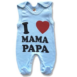 BABY´S WEAR Dupačky pre bábätká - I Love veľkosť: 56 (0-2m)