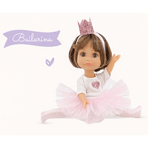 MilinkoDolls Realistická španielska bábika- Balerína, 22 cm