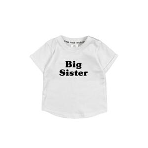 Detské I LOVE MILK tričko big sister v bielej farbe v akcii