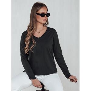 Dámske tmavosivé oversize tričko RY2685