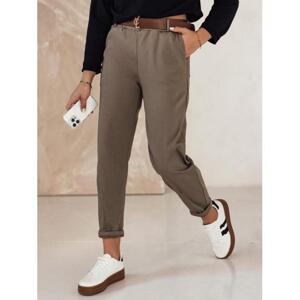 Khaki dámske chinos nohavice UY2255