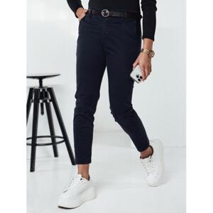 Elegantné dámske tmavomodré nohavice UY2267