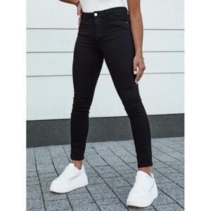 Dámske čierne slim fit rifle UY2156