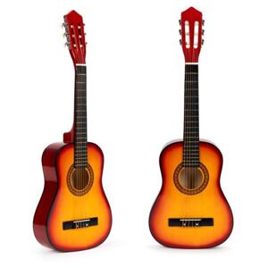 Detská drevená gitara - 86 cm v akcii