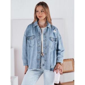 Riflová dámska oversize bunda