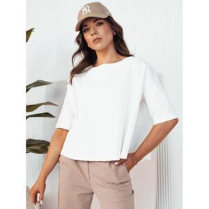 Dámska biela oversize blúzka RY2504