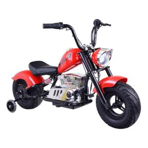 Elektrický detský chopper červenej farby