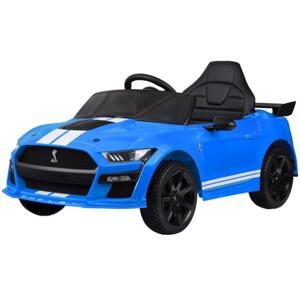 Detské modré batériové auto Ford Mustang Shelby GT500