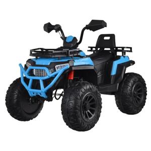 Veľká modrá detská štvorkolka na batérie 4x4
