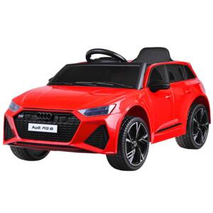 Detské červené elektrické auto AUDI RS 6