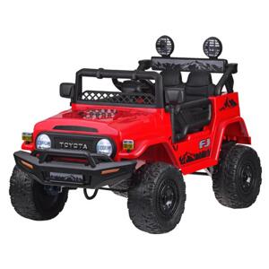 Detské červené batériové auto Toyota FJ Cruiser