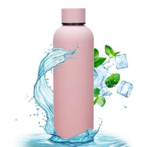 Svetloružová nerezová termoska - 500 ml