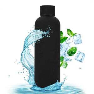 Nerezová čierna termoska - 500 ml