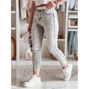 Dámske sivé slim fit džínsy UY2430