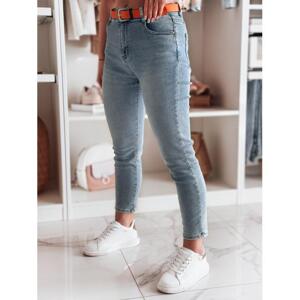 Dámske svetlomodré slim fit rifle UY2471