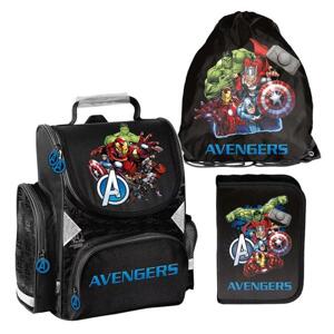 Školský AVENGERS set prémiovej aktovky, vrecka a peračníka
