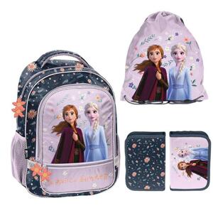 3-dielny školský FROZEN set batohu, vrecka a peračníka