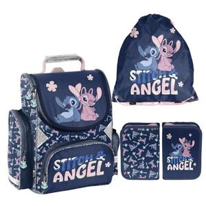 Školský STITCH set prémiovej aktovky, vrecka a peračníka